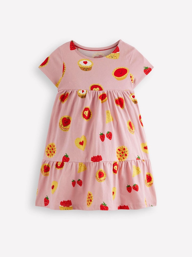 Boden Pink Ariel Twirly Jersey Dress - Image 1 of 3 Boden Pink Ariel Twirly Jersey Dress - Image 1 of 3