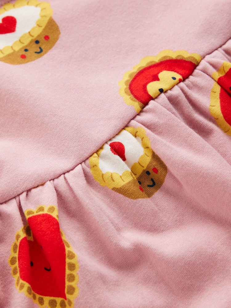 Boden Pink Ariel Twirly Jersey Dress - Image 3 of 3 Boden Pink Ariel Twirly Jersey Dress - Image 3 of 3