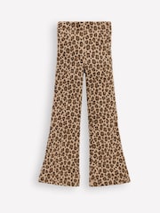 Boden Brown Ribbed Flared Leggings - Image 5 of 6