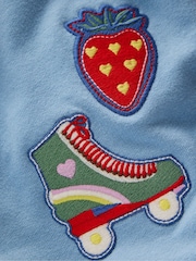 Boden Blue Bobbie Appliqué Sweatshirt - Image 4 of 4