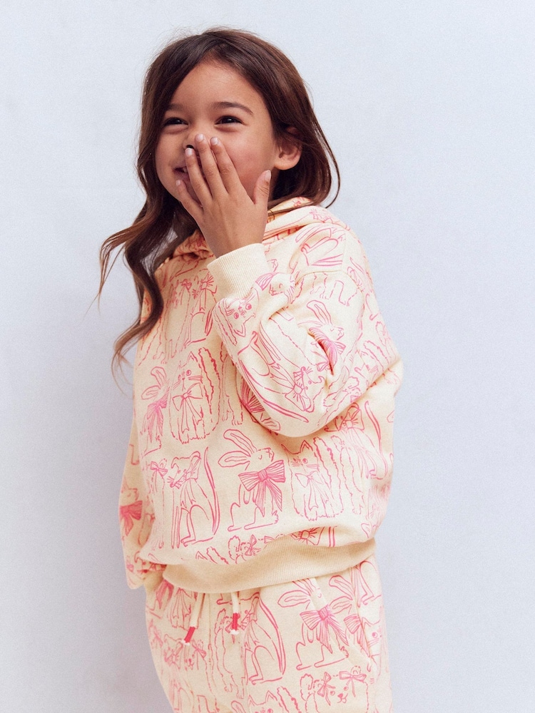 Boden Cream Printed Hoodie - Image 4 of 4 Boden Cream Printed Hoodie - Image 4 of 4