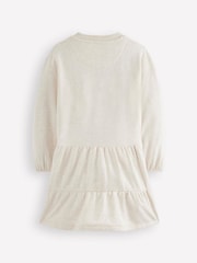 Boden Cream Drop Waist Sweatshirt Dress - Image 2 of 3