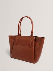 Ted Baker Brown Knot Bow Extra Large Tote Bag - Image 3 of 5