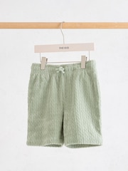 Grün - Reiss Tide Shorts aus Frottee mit Kordelzug - Bild 1 von 3