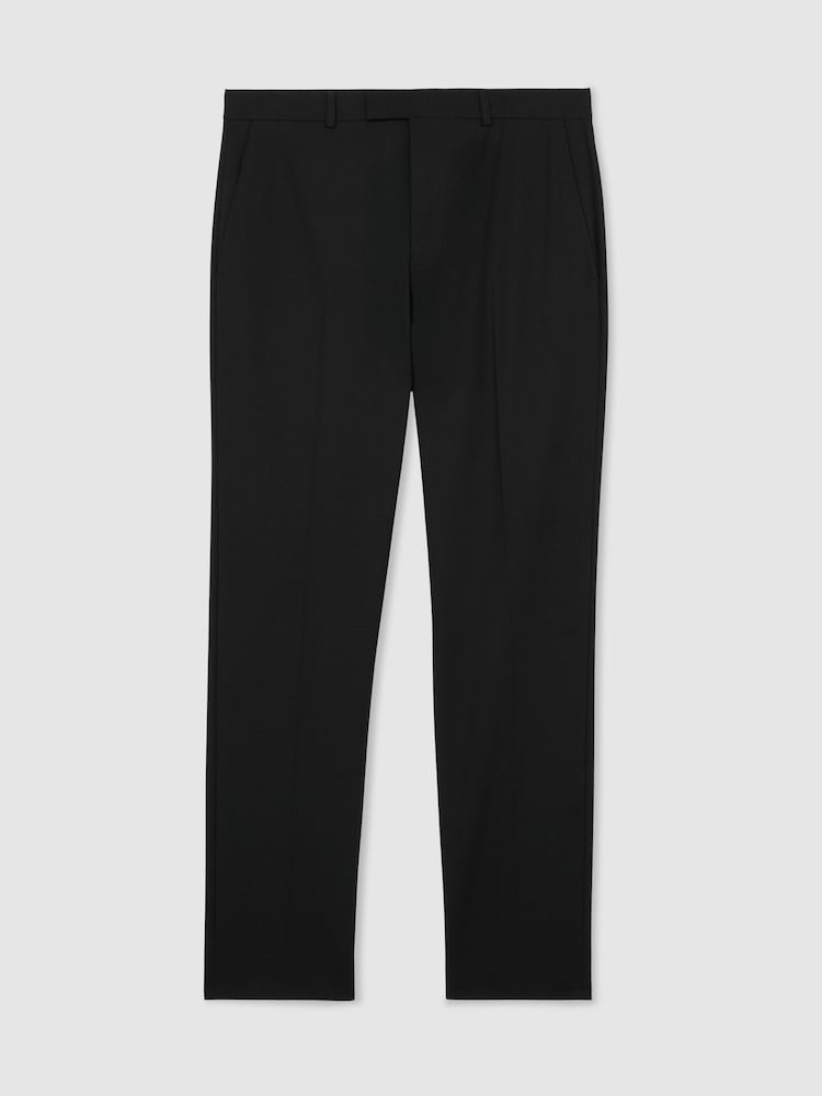 黑色 - Reiss Graduate Tailored-Fit Suit Trousers - 圖片 2/6