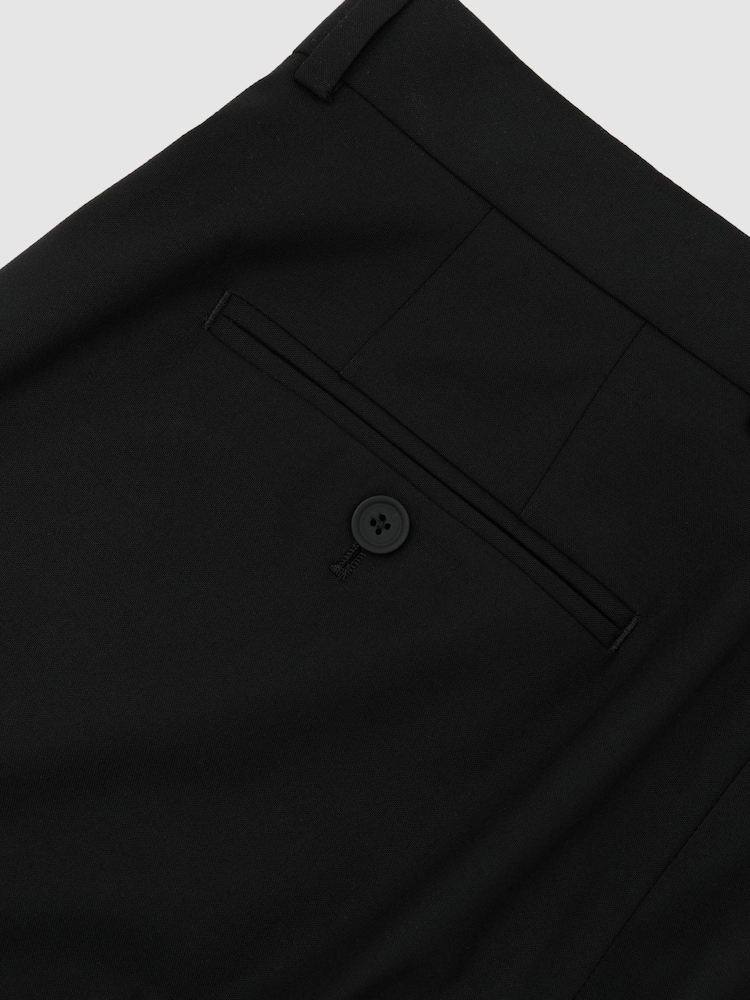 黑色 - Reiss Graduate Tailored-Fit Suit Trousers - 圖片 6/6