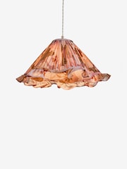 Poodle & Blonde Pink Floral Print Easy Fit Shade Ceiling Light - Image 5 of 6
