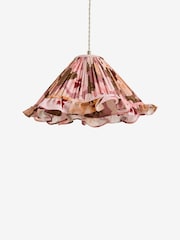 Poodle & Blonde Pink Floral Print Easy Fit Shade Ceiling Light - Image 6 of 6