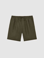 Reiss Thyme Green Barges Shorts - Image 2 of 5
