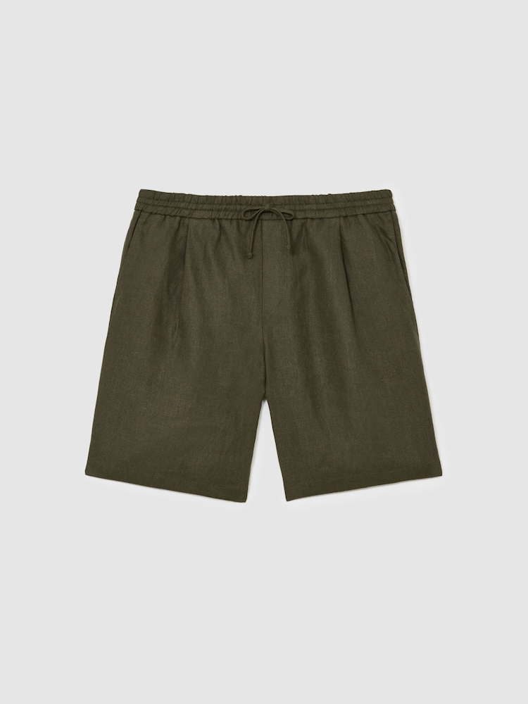 Reiss Thyme Green Barges Shorts - Image 2 of 5