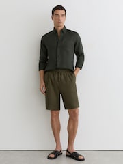 Reiss Thyme Green Barges Shorts - Image 4 of 5