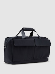 Reiss Blue Gaston Technical Twin-Pocket Duffle Bag - Image 1 of 7