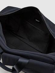 Reiss Blue Gaston Technical Twin-Pocket Duffle Bag - Image 4 of 7