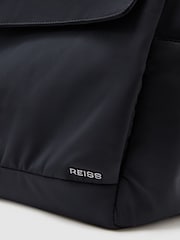 Reiss Blue Gaston Technical Twin-Pocket Duffle Bag - Image 7 of 7
