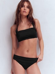 Boden Black Classic Fold Bikini Bottoms - Image 5 of 7