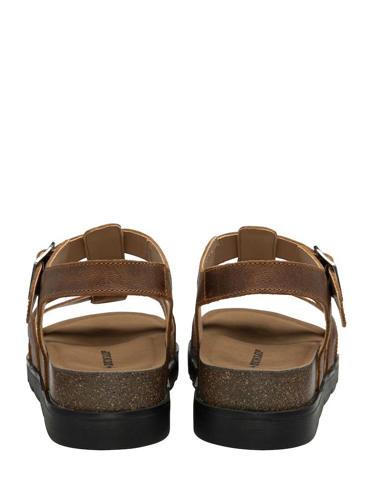 Maro - Dunlop Strap Buckle Wedge Sandals - Imaginea 2 din 3 Maro - Dunlop Strap Buckle Wedge Sandals - Imaginea 2 din 3