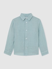 Verde ultramarino - Camisa Reiss Ruban - Imagen 2 de 3