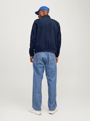 JACK & JONES Blue Harrington Bomber Jacket - Image 2 of 5