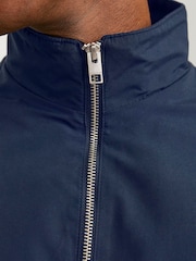 JACK & JONES Blue Harrington Bomber Jacket - Image 5 of 5