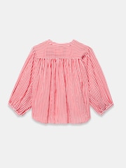 Mint Velvet Red Striped Batwing Blouse - Image 7 of 7