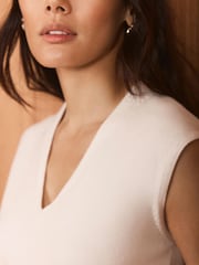 رداء علوي محبوك بدون أكمام من مزيج صوف من Mint Velvet - صورة 6 من 8