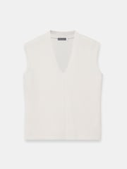 رداء علوي محبوك بدون أكمام من مزيج صوف من Mint Velvet - صورة 7 من 8