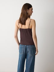 Jigsaw Purple Modal Lace Camisole - Image 2 of 2