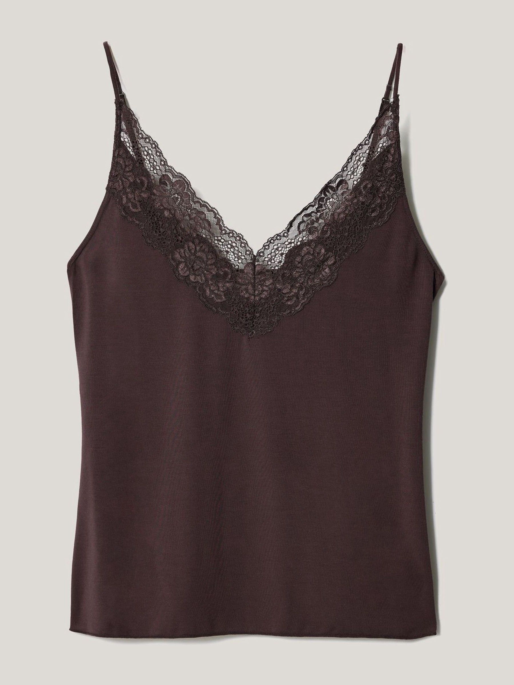 Buy Jigsaw Purple Modal Lace Camisole from the Next UK online shop