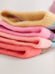 Multi Cotton Rich Cushioned Sole Ankle Socks 4 Pack - Image 3 of 3
