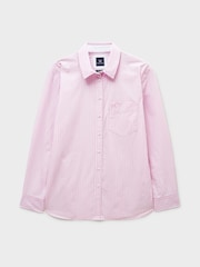 Crew Clothing Light Pink Relaxed Fit Cotton Poplin Shirt - Image 5 of 5