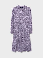 Crew Clothing Purple Marcella Jersey Tea Dress - Image 5 of 5
