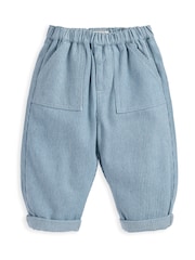 Mamas & Papas Blue Stripe Trousers - Image 2 of 2