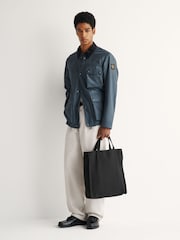 Belstaff Blue Incline Wax Jacket - Image 3 of 6