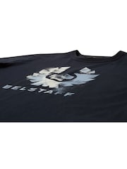 Belstaff Blue Blur Graphic Print T-Shirt - Image 2 of 2