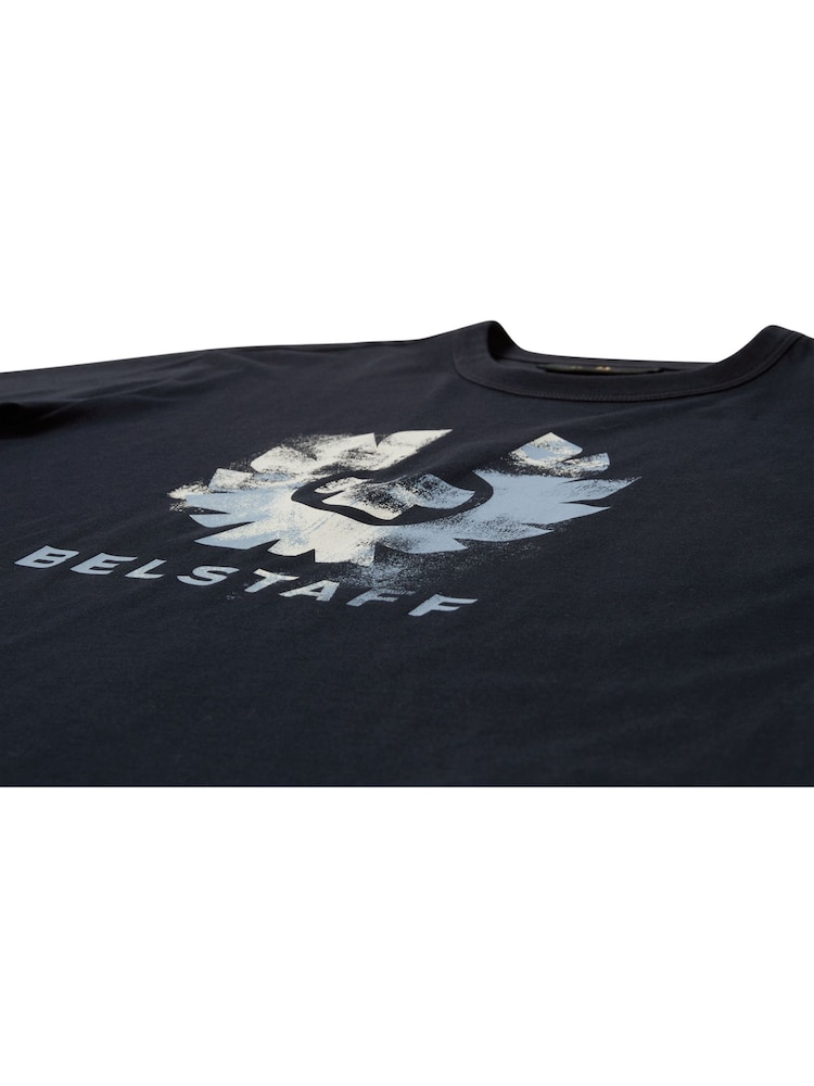Belstaff Blue Blur Graphic Print T-Shirt - Image 2 of 2