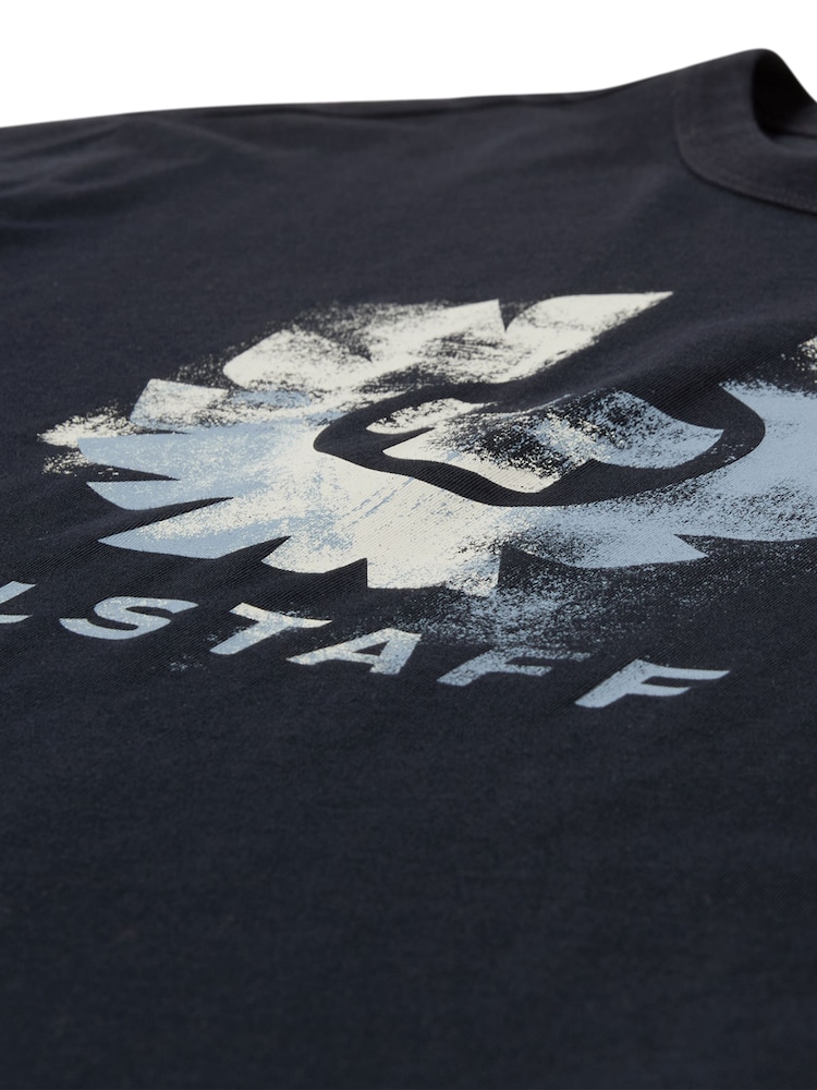 Belstaff Blue Blur Graphic Print T-Shirt - Image 7 of 7