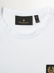 Puti - Belstaff Long Sleeves Logo T-Shirt - Larawan 7 ng 8