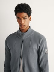 Belstaff Grey Commander Zip Through Cardigan - Image 5 of 5