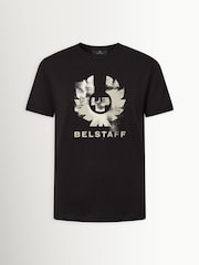 Belstaff Black Blur Graphic Print T-Shirt - Image 6 of 7