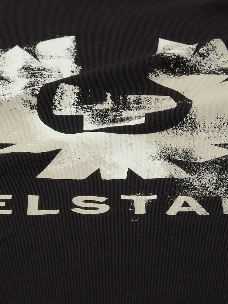 Belstaff Black Blur Graphic Print T-Shirt - Image 7 of 7