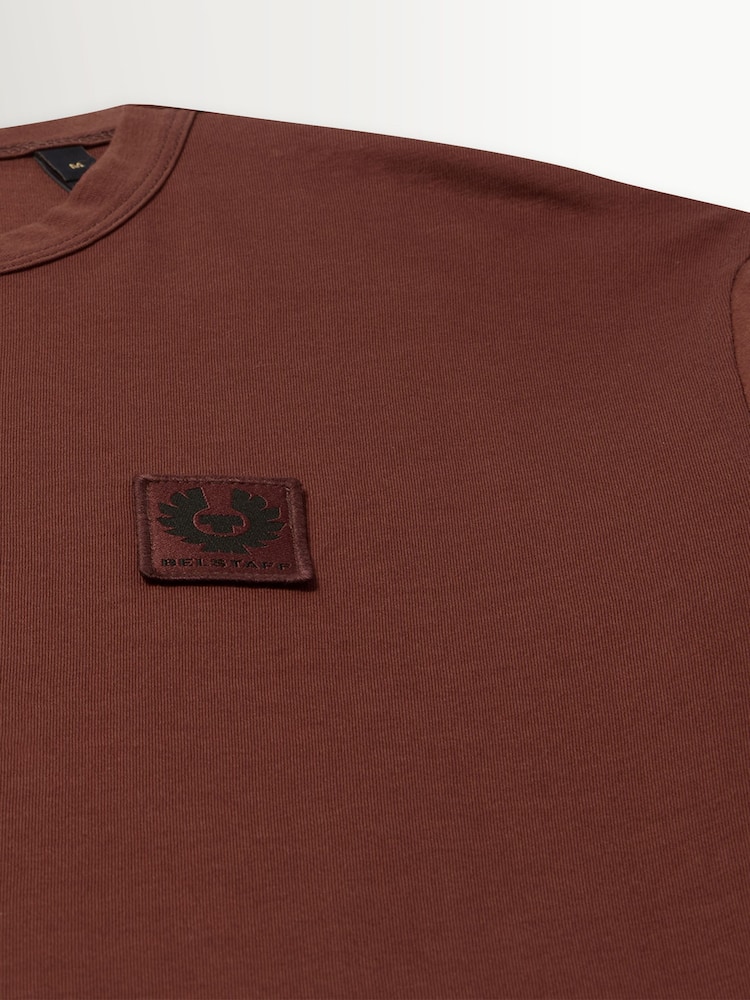 Rot - Belstaff Logo T-Shirt - Bild 7 von 7
