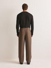 Itim - Belstaff Long Sleeves Logo T-Shirt - Larawan 4 ng 8