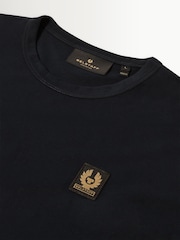 Itim - Belstaff Long Sleeves Logo T-Shirt - Larawan 8 ng 8