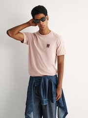 Belstaff Pink Logo T-Shirt - Image 5 of 6