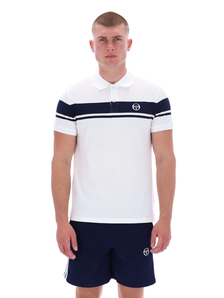 Sergio Tacchini White Young Line Polo Shirt - Image 1 of 4