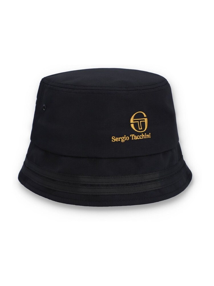 Sergio Tacchini Black Marcell Hatclassic Bucket Hat - Image 1 of 4