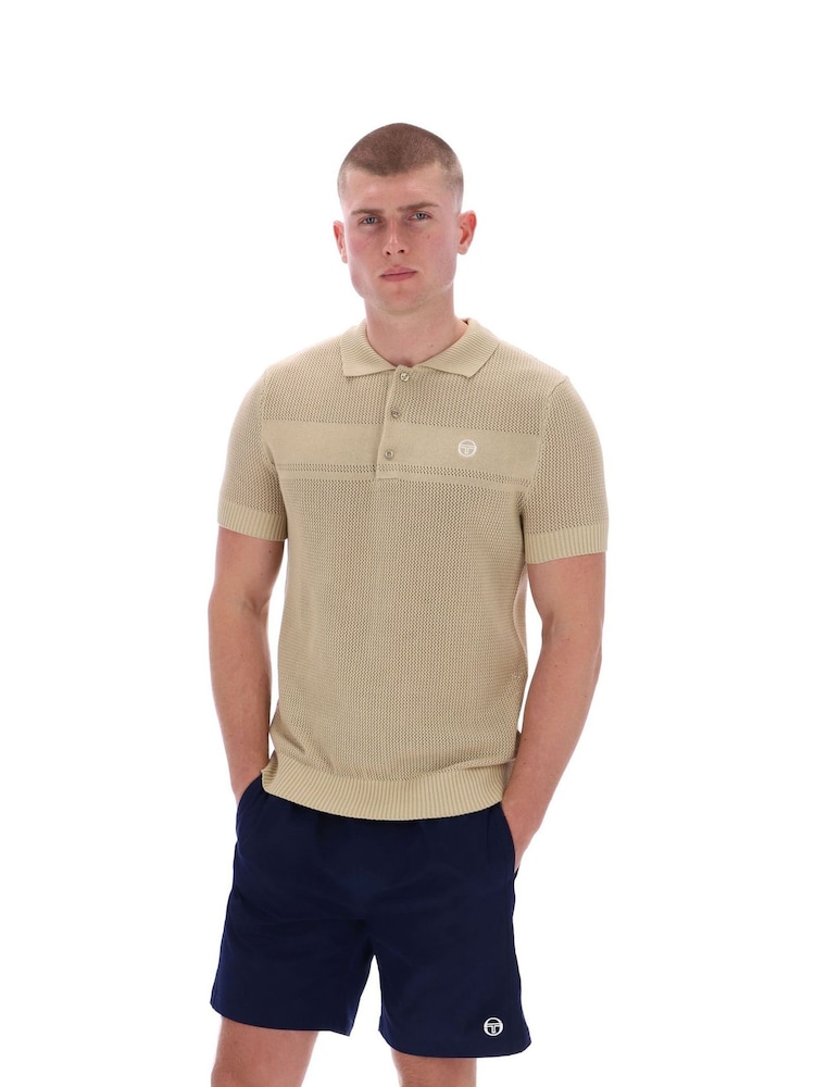Sergio Tacchini Knit Polo Shirt - Image 1 of 4