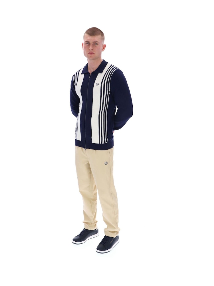 Sergio Tacchini Blue Cipri Knit Cardigan - Image 4 of 4