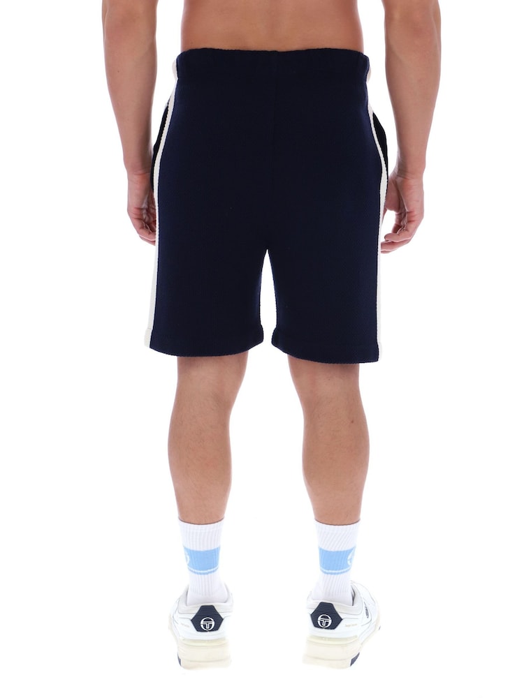 Sergio Tacchini Blue Fratelli Crochet Shorts - Image 4 of 4