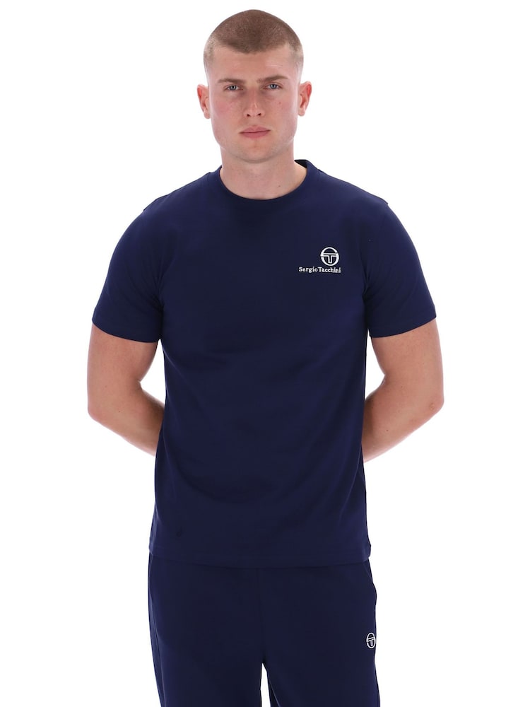 Albastru - Sergio Tacchini Feltont T-Shirt - Imaginea 1 din 4